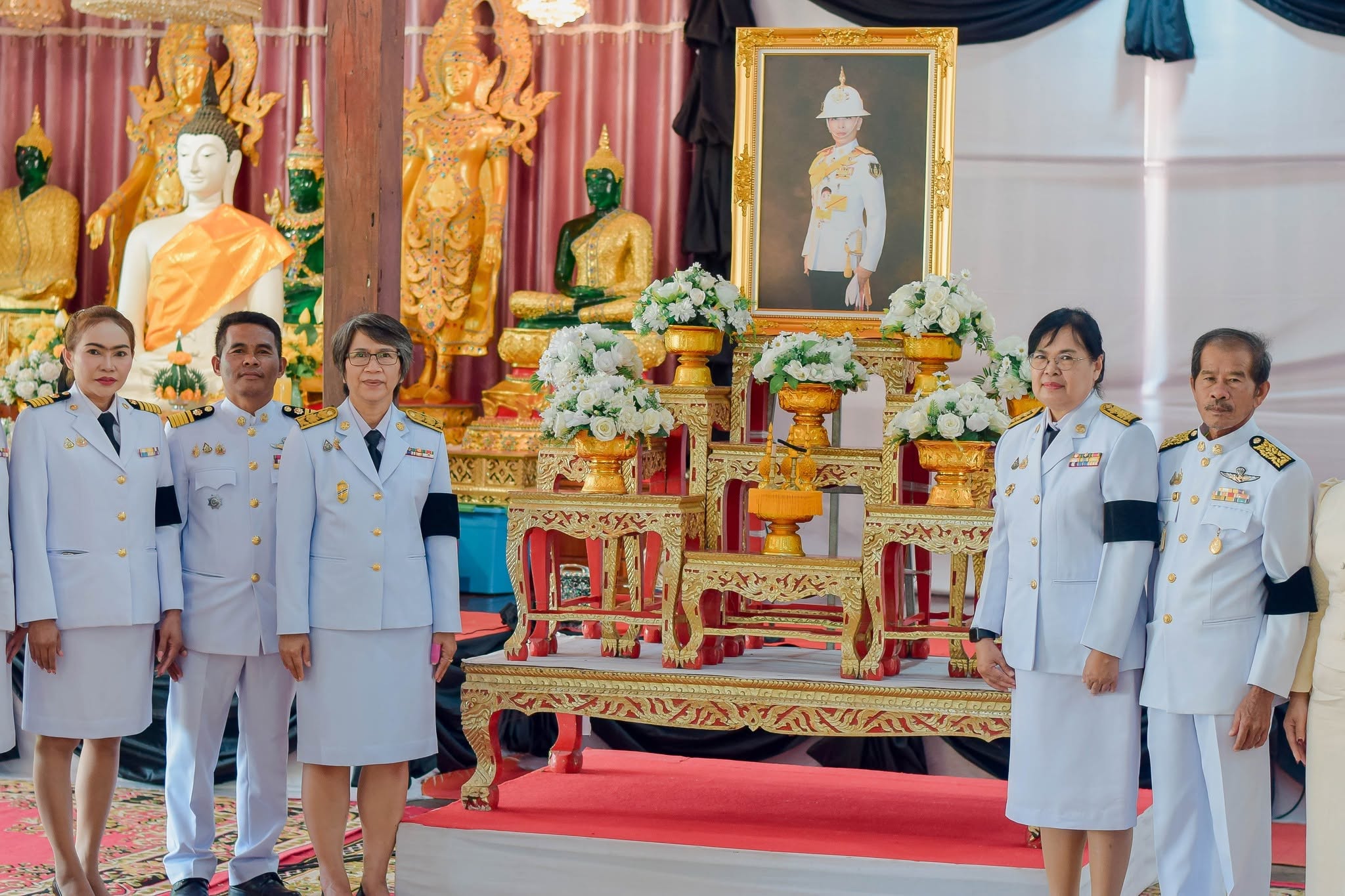 📣สพอ.พระทองคำ ร่วมพิธีบำเพ็ญกุศล  และทำบุญตักบาตร  สัตตมวาร (100 วัน) เพื่ออุทิศถวายเป็นพระกุศลแด่สมเด็จพระเจ้าลูกเธอ เจ้าฟ้าพัชรกิติยาภา นเรนทิราเทพยวดี กรมหลวงราชสาริณีสิริพัชร มหาวัชรราชธิดา